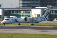 G-JEDT @ EGCC - flybe - by Chris Hall