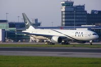 AP-BGY @ EGCC - PIA Pakistan International Airlines - by Chris Hall