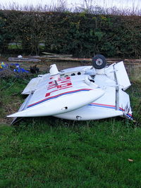G-BXPL @ EGBW - written off at Wellsbourne 10/12/2010 when the pilot experienced a loss in engine power and made a forced landing. The pilot has the same name as me!!!! - by Chris Hall