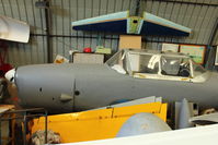 WZ876 - Composite with WP784 awaiting restoration  at the Aeropark Museum at East Midlands Airport