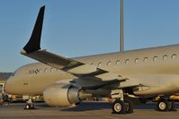 A6-AJI @ LOWW - Al Jaber Aviation Embraer 190