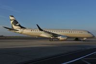 A6-AJI @ LOWW - Al Jaber Aviation Embraer 190