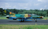 9501 @ EHTW - Seen here on the runway of Twenthe AB, The Netherlands, is Romania AF MiG-21UM Lancer B during a short visit to the Netherlands. - by Nicpix Aviation Press/Erik op den Dries