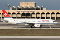 9H-AEI @ LMML - airbus A320 and termial