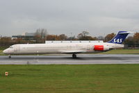 LN-RMM @ EGCC - Scandinavian Airlines - by Chris Hall