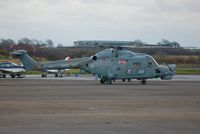 ZF563 @ EGFH - Coded 303 of 815 NAS. About to depart after taking on fuel. - by Roger Winser