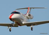 N574JS @ KAPA - On final 17L.