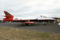 XL612 @ EGQL - Hunter T.7 of the Empire Test Pilots School based at Boscombe Down on display at the 1994 RAF Leuchars Airshow. - by Peter Nicholson