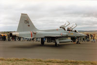 136 @ EGQL - F-5B Freedom Fighter of the Royal Norwegian Air Force on display at the 1994 RAF Leuchars Airshow. - by Peter Nicholson