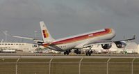 EC-IQR @ MIA - Iberia A340-600 - by Florida Metal