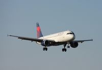 N352NW @ MIA - Delta A320 landing on 12 - photo holes - by Florida Metal