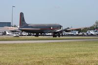 N381AA @ OPF - DC-7 painted in American colors - by Florida Metal