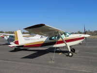 N9064Z @ KTLR - Riverside, CA based 1960 Cessna 180 photographed @ Tulare, CA