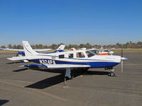 N324PA @ KTLR - Shades of Pan Am days past (earlier N324PA was a 707-321) this Manteca-based 2001 PA-32R-301T was photographed @ Tulare, CA
