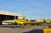 N502JS @ KWLW - Reg Michaud Aviation (Willows, CA) 1994 AT-502B rigged for spraying with engine running @ Willows, CA