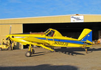 N502JS @ KWLW - Reg Michaud Aviation (Willows, CA) 1994 AT-502B rigged for spraying with engine running @ Willows, CA