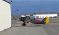 N4009A @ KOVE - Commemorative Air Force 1941 N3N-3 taxis @ Oroville, CA - by Steve Nation