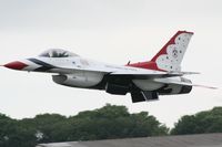 87-0319 @ FFD - Thunderbirds practice at Royal International Air Tattoo 2007 - by Steve Staunton