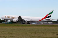 A6-ECO @ NZCH - down onto 02 at the end of its  its DBX-BKK-SYD-CHC - by Bill Mallinson