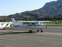 N3359V @ SZP - 1974 Cessna 150M, Continental O-200 100 Hp, taxi - by Doug Robertson