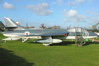 WV382 - 1955 Hawker Hunter GA.11, c/n: 41H-670828 at Aeropark at East Midlands - by Terry Fletcher