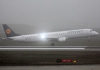 D-AEBJ @ LFBO - Landing rwy 14R under fog... - by Shunn311