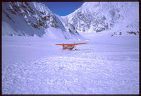 N332DG - Doug Geeting leaving the SE Fork of Kahiltna Base (Basecamp Annie the ATC). - by Paul Daugherty