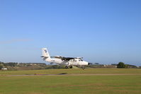 G-CBML @ EGHE - G-CBML Twin Otter arriving St Marys Isles of Scilly on a stunning autumn day - by Pete Hughes