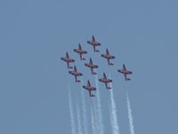 114149 @ MCF - Snowbirds practicing at MacDill - profile for #4 somewhere in formation - by Florida Metal