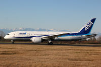 JA805A @ KPAE - KPAE/PAE Boeing 116 taxiing for departure on first flight.