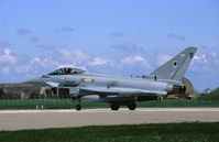 ZJ942 @ EGXC - RAF Typhoon FGR.4 ZJ942/DH starting its' take-off run at RAF Coningsby. - by Nicpix Aviation Press  Erik op den Dries