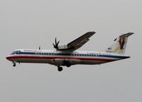 N545AT @ SHV - Landing on Rwy 32 at Shreveport Regional. - by paulp