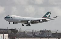 B-LIB @ MIA - Windshift brought Cathay Cargo in on Runway 30.  I had 10 min to get from photo holes to 94th Aero Squadron, The traffic red lights around MIA last nearly 10 min so I might have violated a few traffic laws to make it - by Florida Metal