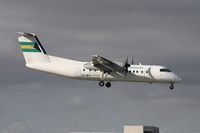 C6-BFP @ MIA - Bahamas Dash 8 landing on Runway 9 by El Dorado