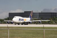N429MC @ MIA - The wind had just shifted back to the east.  The Atlas 747 was taxiing to take off on 27, but turned around to take off on 9.