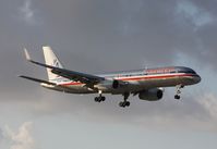 N634AA @ MIA - American 757 landing Runway 9 - by Florida Metal