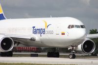 N770QT @ MIA - Tampa Colombia cleared for departure on 9