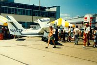 N1402P @ OQU - 1985 Aerofab Inc. Lake LA-250 N1042P at Quonset State Airport, North Kingstown, RI - circa 1980's - by scotch-canadian