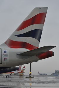 G-EUYH @ LOWW - British Airways Airbus 320