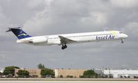 PJ-MDE @ MIA - Insel Air MD-82 landing by El Dorado - by Florida Metal