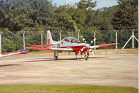 ZF245 @ EGVA - Tucano T.1, callsign Wagon, of 7 Flying Training School on the flight-line at the 1991 Intnl Air Tattoo at RAF Fairford. - by Peter Nicholson