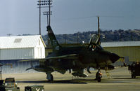 60-0455 @ NFW - F-105D Thunderchief of 457th Tactical Fighter Squadron/301st Tactical Fighter Wing on the flight-line at Carswell AFB in October 1978. - by Peter Nicholson