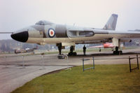 XH554 - Vulcan B.2 of 230 Operational Conversion Unit on display at the 1968 RAF Finningley Battle of Britain Airshow. - by Peter Nicholson