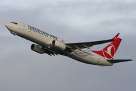 TC-JHL @ EGCC - Turkish Airlines newest Boeing 737-8F2, delivered 18-12-2011 - by Chris Hall