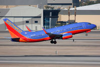 N464WN @ LAS - Southwest Airlines N464WN (FLT SWA711) departing RWY 1R en route to Portland Int'l (KPDX). - by Dean Heald