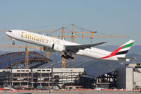 A6-EGE @ LAX - Emirates A6-EGE (FLT UAE218) departing RWY 25R en route to Dubai Int'l (OMDB/DXB). - by Dean Heald