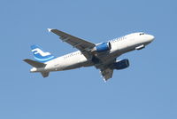 OH-LVK @ EBBR - Flight AY812 is climbing from RWY 07R - by Daniel Vanderauwera