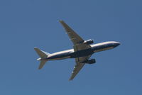 N782UA @ EBBR - Flight UA951 is climbing from RWY 07R - by Daniel Vanderauwera