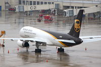 N449UP @ KCID - On the cargo ramp