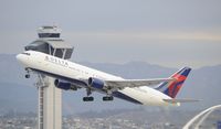 N136DL @ KLAX - Departing LAX - by Todd Royer